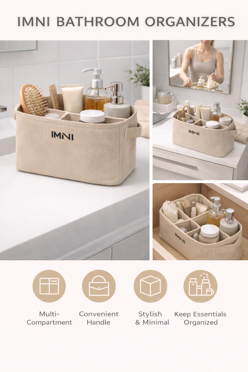 IMNI Bathroom Organizer