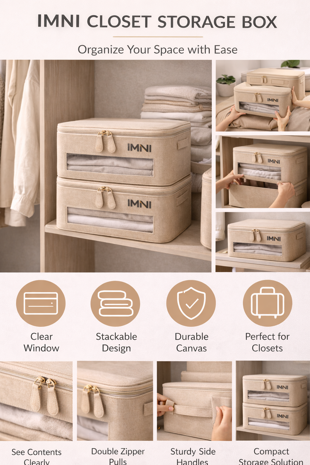 IMNI Closet Storage Box