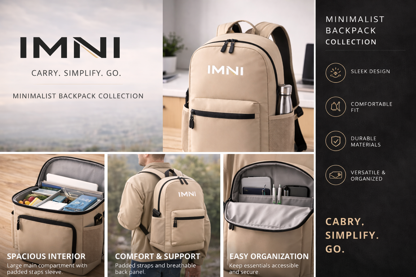 IMNI Minimalist Backpack