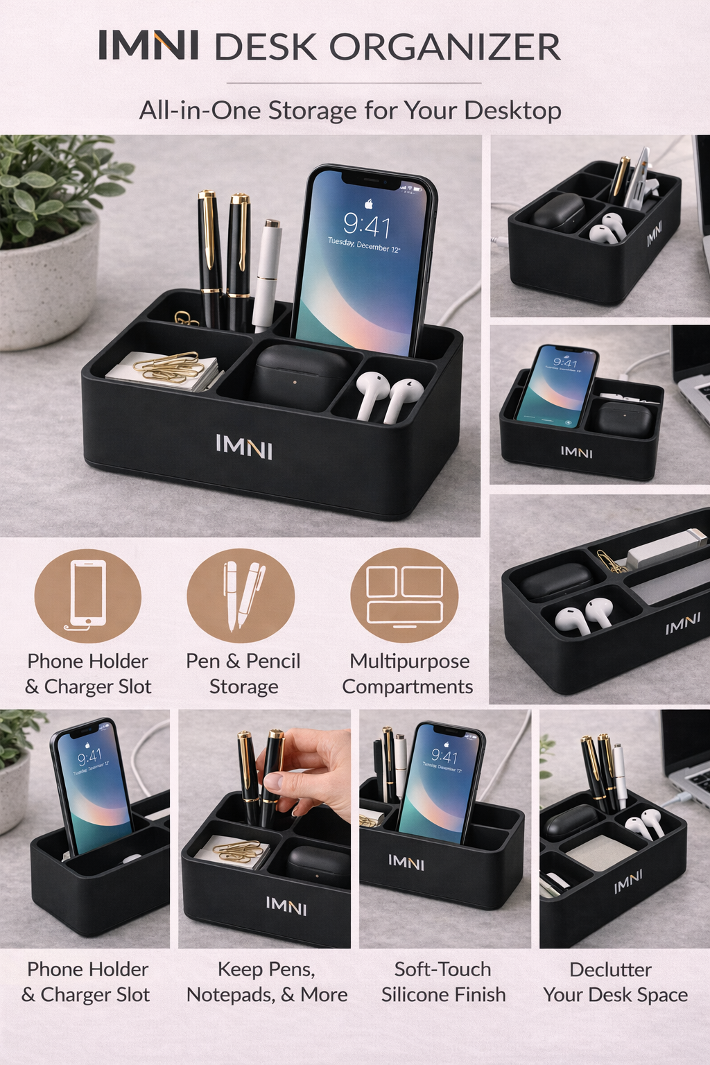 IMNI Desk Organizer