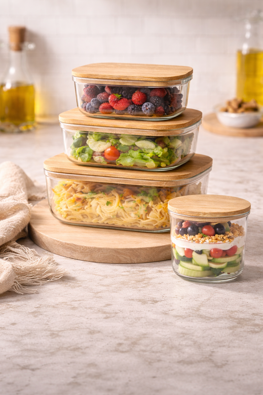 IMNI Glass Food Containers